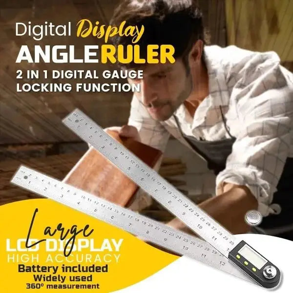 Premium 2-in-1 Digital Display Angle Ruler