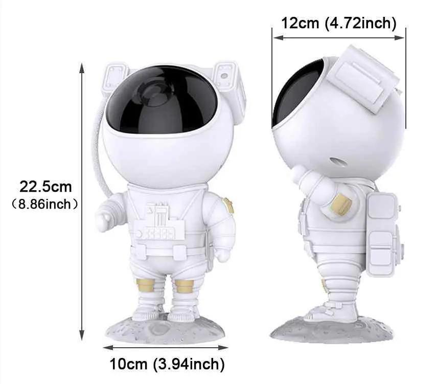astronaut night sky projector size