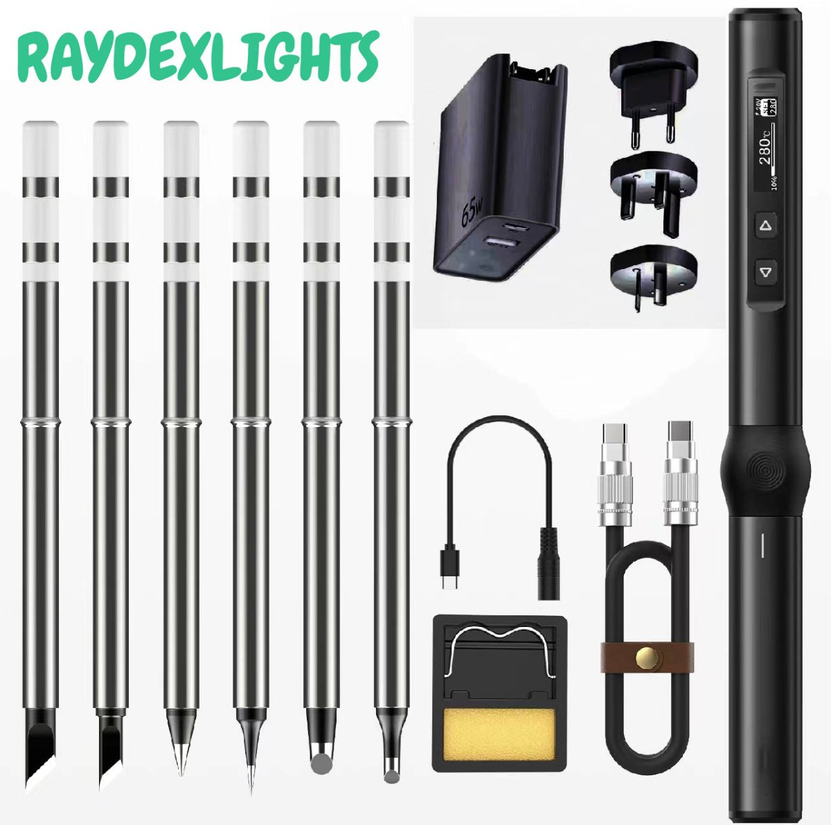 Mini Digital Soldering Iron Kit - Raydexlights